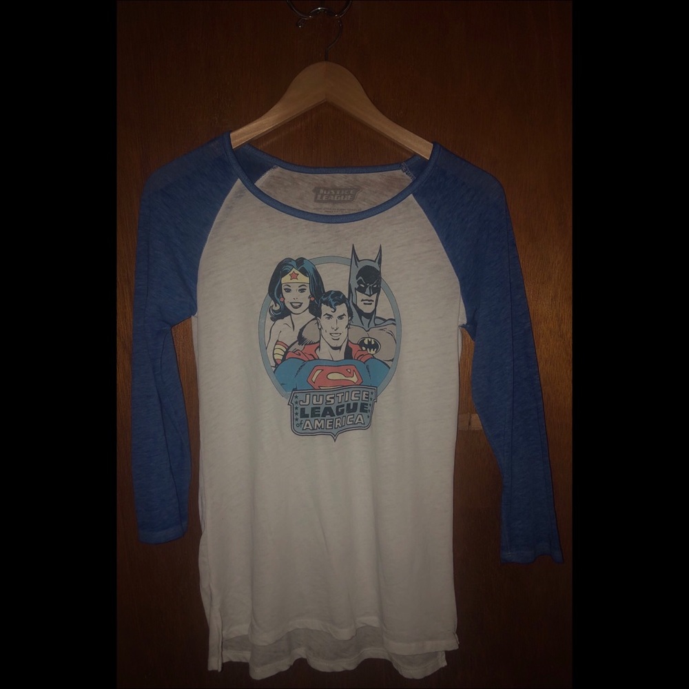Sheer JLA baseball tee
